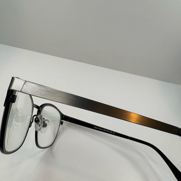 FRAMES ONLY - Eyebuydirect Upper East 55•18•140 Grey/Silver Eyeglasses unisex - Picture 7 of 12